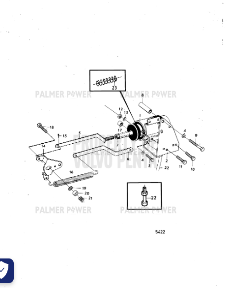 Order VOLVO PENTA 822779 Spacer Sleeve