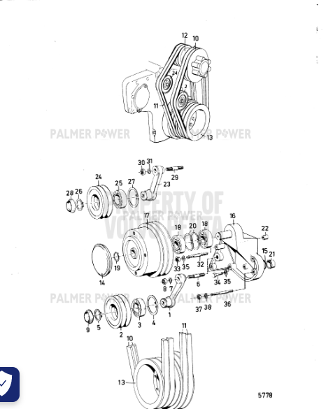 Order VOLVO PENTA 823678 Spacer Sleeve