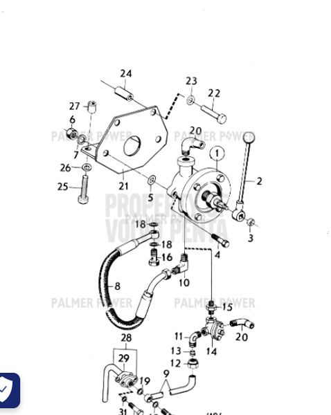 Order VOLVO PENTA 830672 Spacer Sleeve