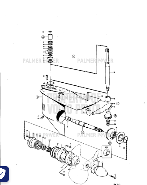 Order VOLVO PENTA 832548 Pump Rotor