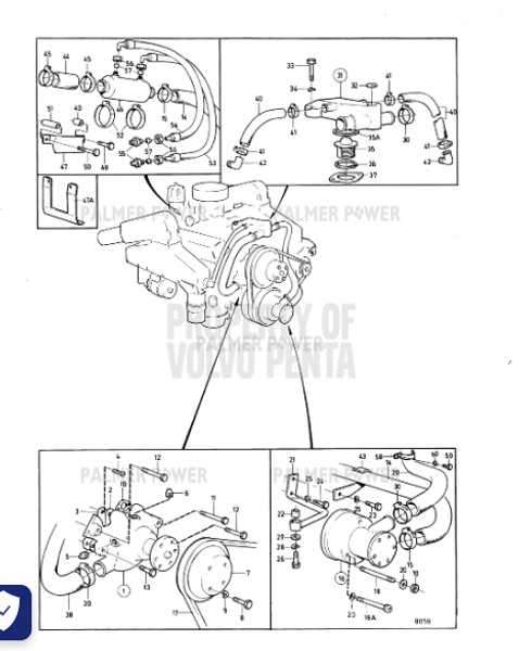 Order VOLVO PENTA 834770 Hose