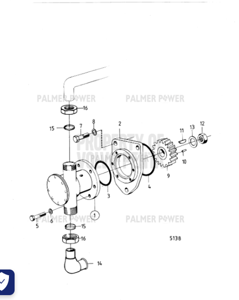 Order VOLVO PENTA 837371 Seawater Pump