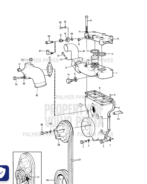 Order VOLVO PENTA 843599 Pulley