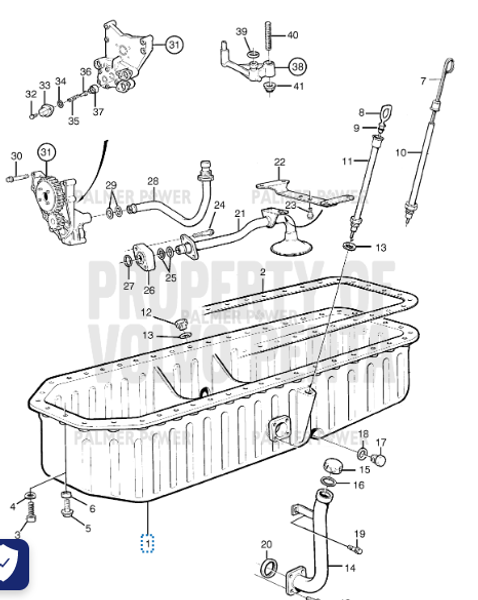 Order VOLVO PENTA 844605 Oil Dipstick