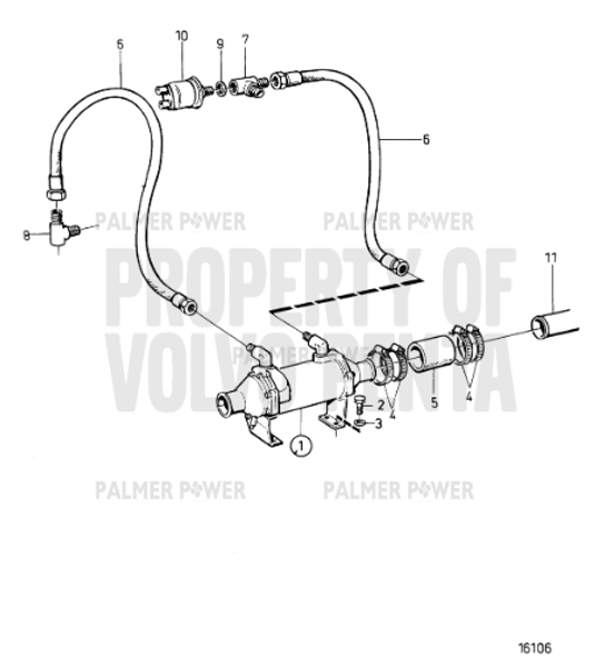 Order VOLVO PENTA 848351 Hose