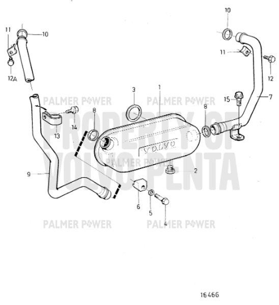 Order VOLVO PENTA 848524 Coolant Pipe