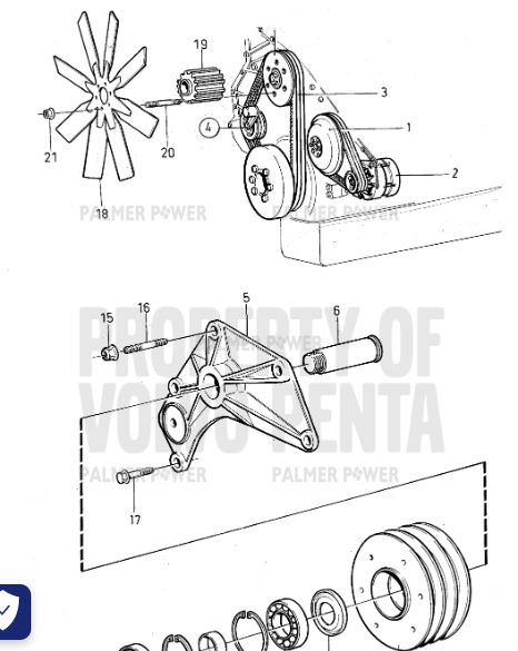 Order VOLVO PENTA 848925 Fan | Suction Type