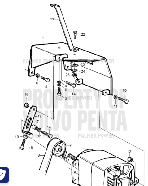 Order VOLVO PENTA 849773 Pulley