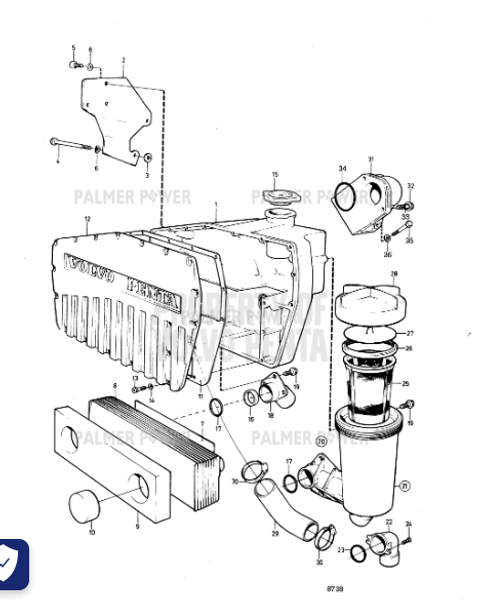 Order VOLVO PENTA 855406 Cap