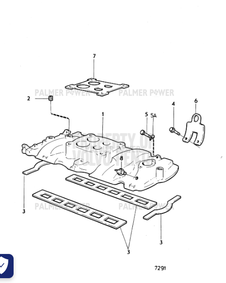 Order VOLVO PENTA 856365 Gasket Kit