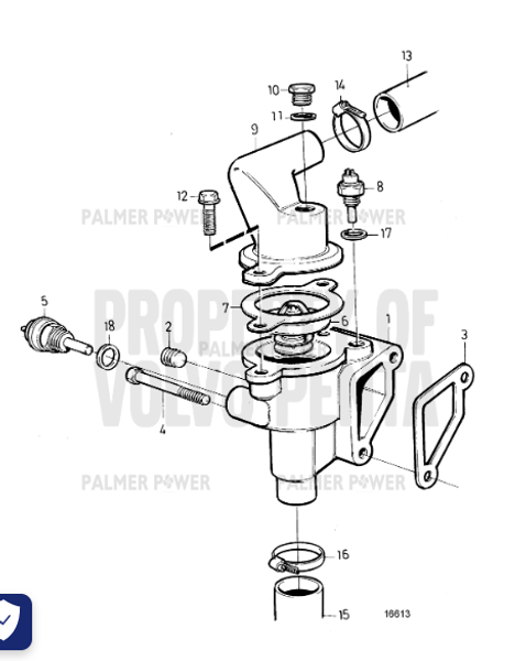 Order VOLVO PENTA 859780 Gasket