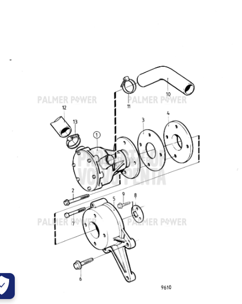 Order VOLVO PENTA 859822 Companion Flange