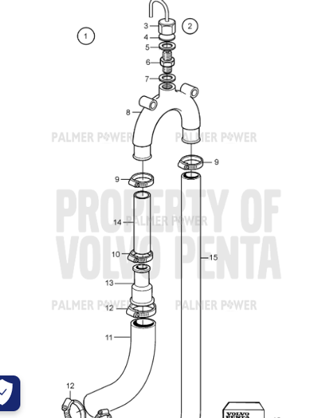 Order VOLVO PENTA 859987 Tube