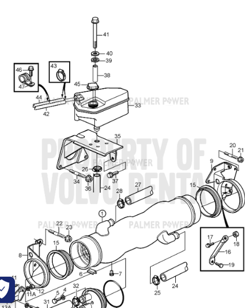 Order VOLVO PENTA 860391 Bracket
