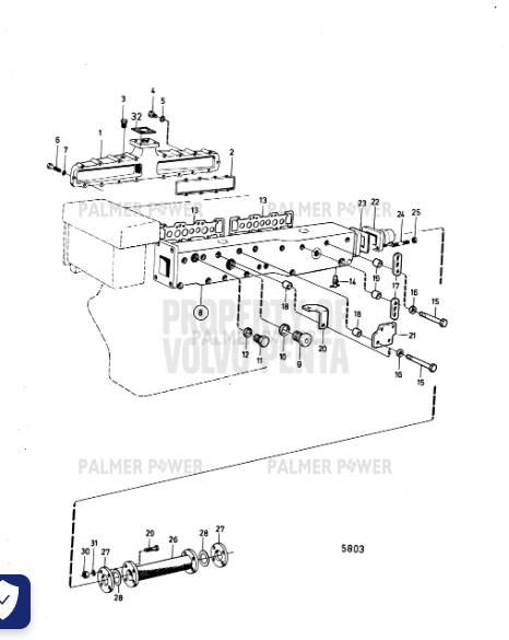 Order VOLVO PENTA 862634 Gasket