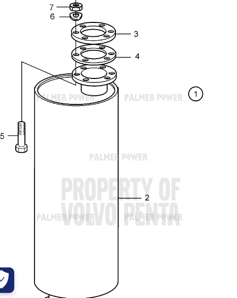 Order VOLVO PENTA 863047 Silencer | Set