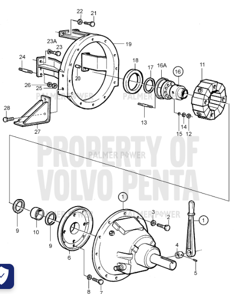 Order VOLVO PENTA 863206 Clutch