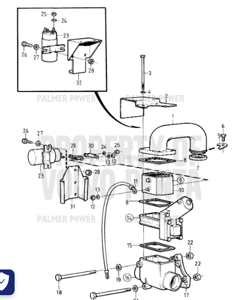 Order VOLVO PENTA 863375 Protecting Plate