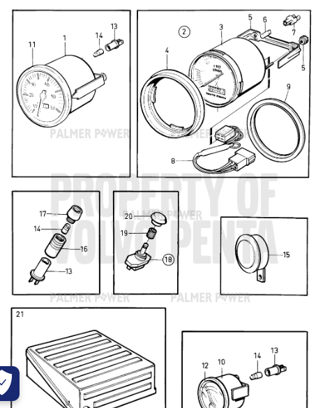 Order VOLVO PENTA 863947 Bulb
