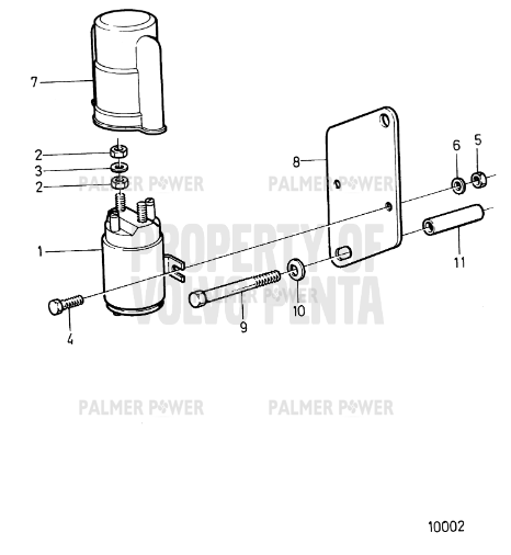 Order VOLVO PENTA 864072 Spacer Sleeve