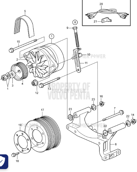 Order VOLVO PENTA 865074 Spacer Sleeve