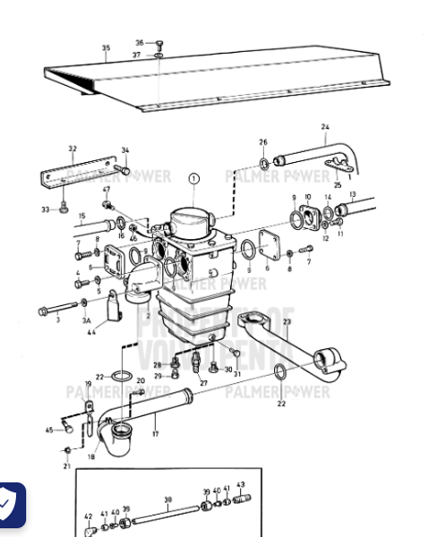 Order VOLVO PENTA 865864 Bracket