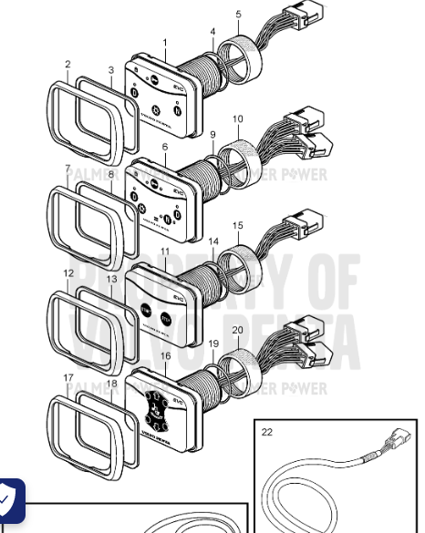 Order VOLVO PENTA 874460 Control Panel