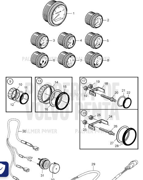 Order VOLVO PENTA 881857 Thermometer | Oil-Engine