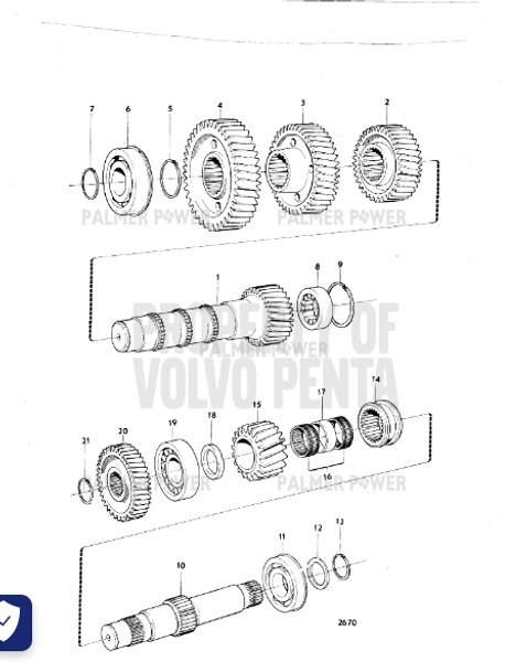 Order VOLVO PENTA 914470 Snap Ring