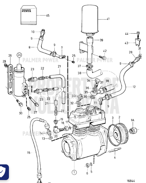 Order VOLVO PENTA 946089 Nipple
