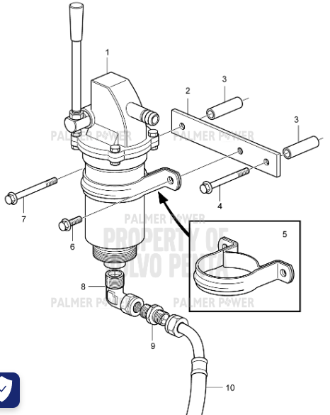 Order VOLVO PENTA 946369 Elbow Nipple
