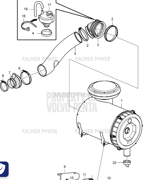 Order VOLVO PENTA 949931 Hose