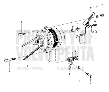 Order VOLVO PENTA 953042 Stud