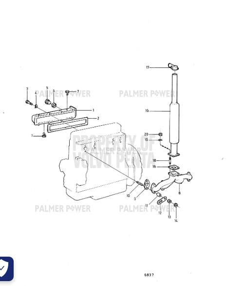 Order VOLVO PENTA 953492 Stud