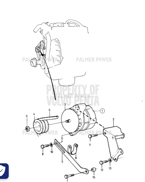 Order VOLVO PENTA 955306 Hexagon Screw