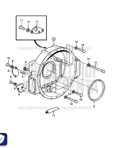 Order VOLVO PENTA 955587 Hexagon Screw