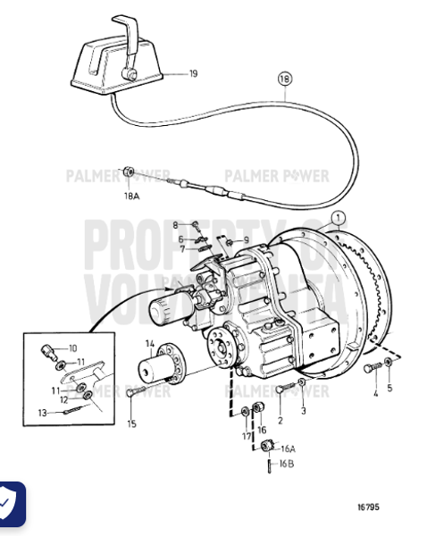 Order VOLVO PENTA 956619 Hex. Socket Screw
