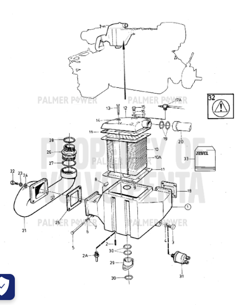 Order VOLVO PENTA 959952 Hexagon Screw