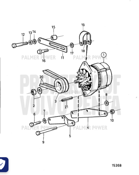 Order VOLVO PENTA 966972 V-Belt