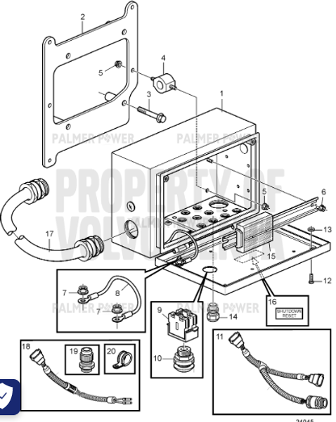 Order VOLVO PENTA 975154 Flange Screw