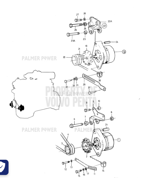 Order VOLVO PENTA 978564 V-Belt