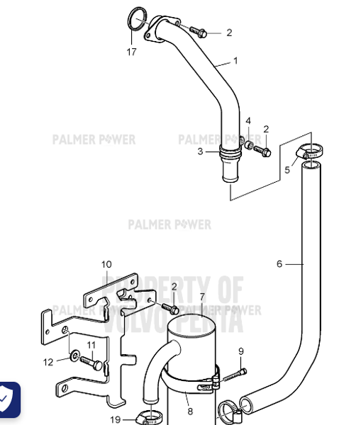 Order VOLVO PENTA 983342 Hose