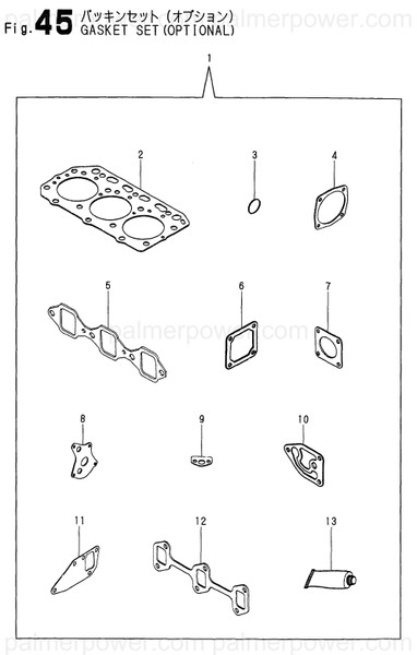 Order YANMAR 129120-35121 Gasket