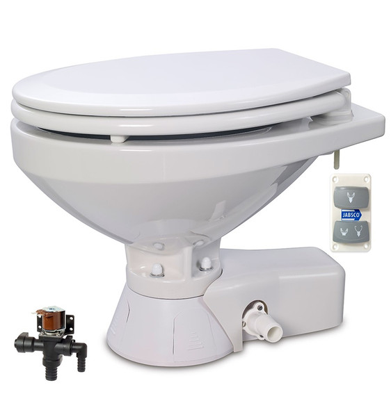 JABSCO 37045-4092 Qf Toilet W-Solnd Reglr 12V