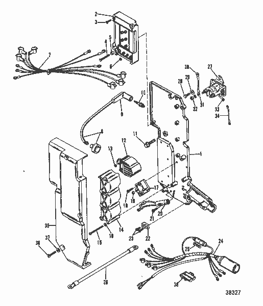 Order MERCURY 41591A 3 Harness Assembly, Engine
