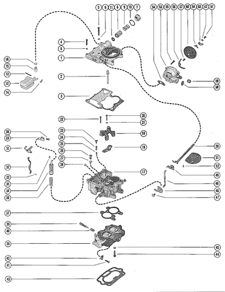 Order MERCURY _ 5831 _ Power Carburetor Kit