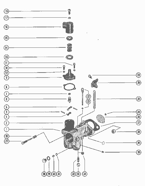 Order MERCURY 92581 Inlet Needle, Seat And Gasket