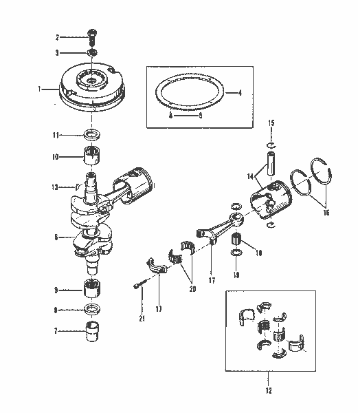 Order MERCURY 85107 Oil Seal, Crankshaft (Lower)