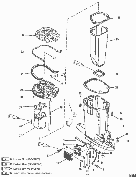 Order MERCURY 782461 Gasket