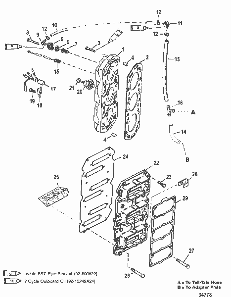 Order MERCURY 16737 1 Gasket